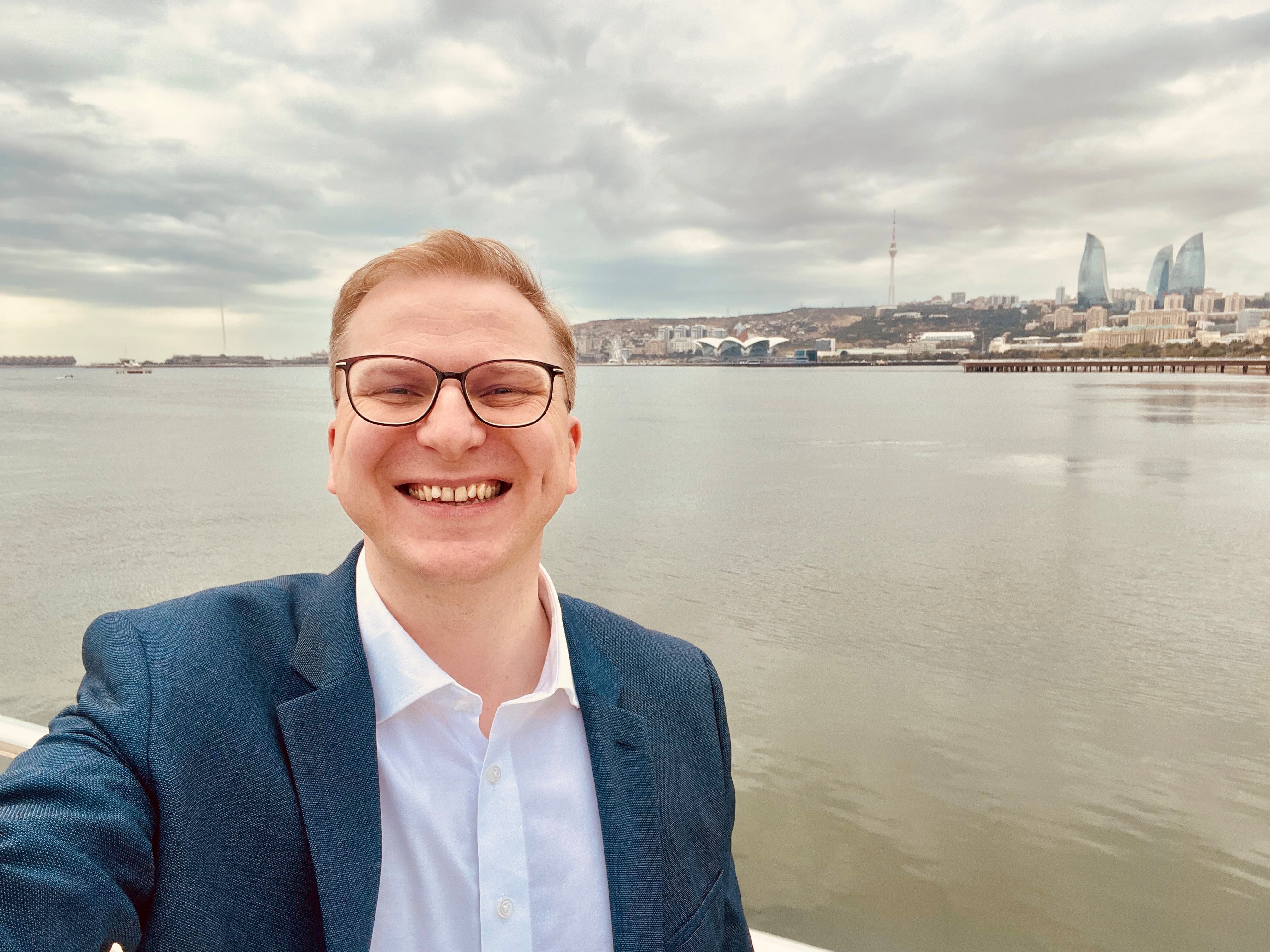 Kaarel Rundu visiting Baku